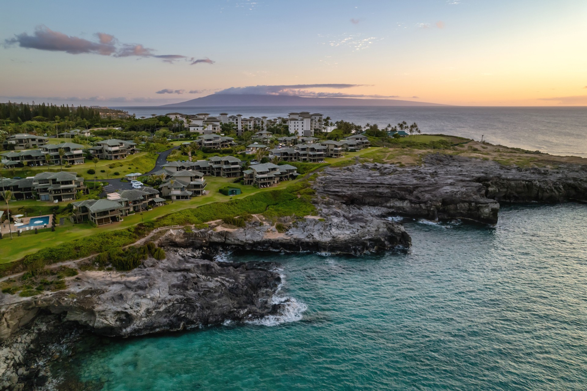 Aerial View of Kapalua, Maui